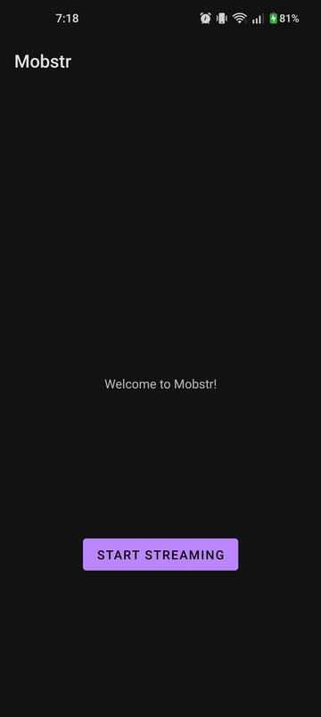 Start Streaming