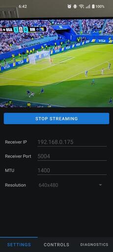 Stream settings